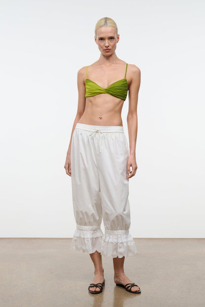 La Mer Bikini Top Citron Pesto | STAUD Special Offer