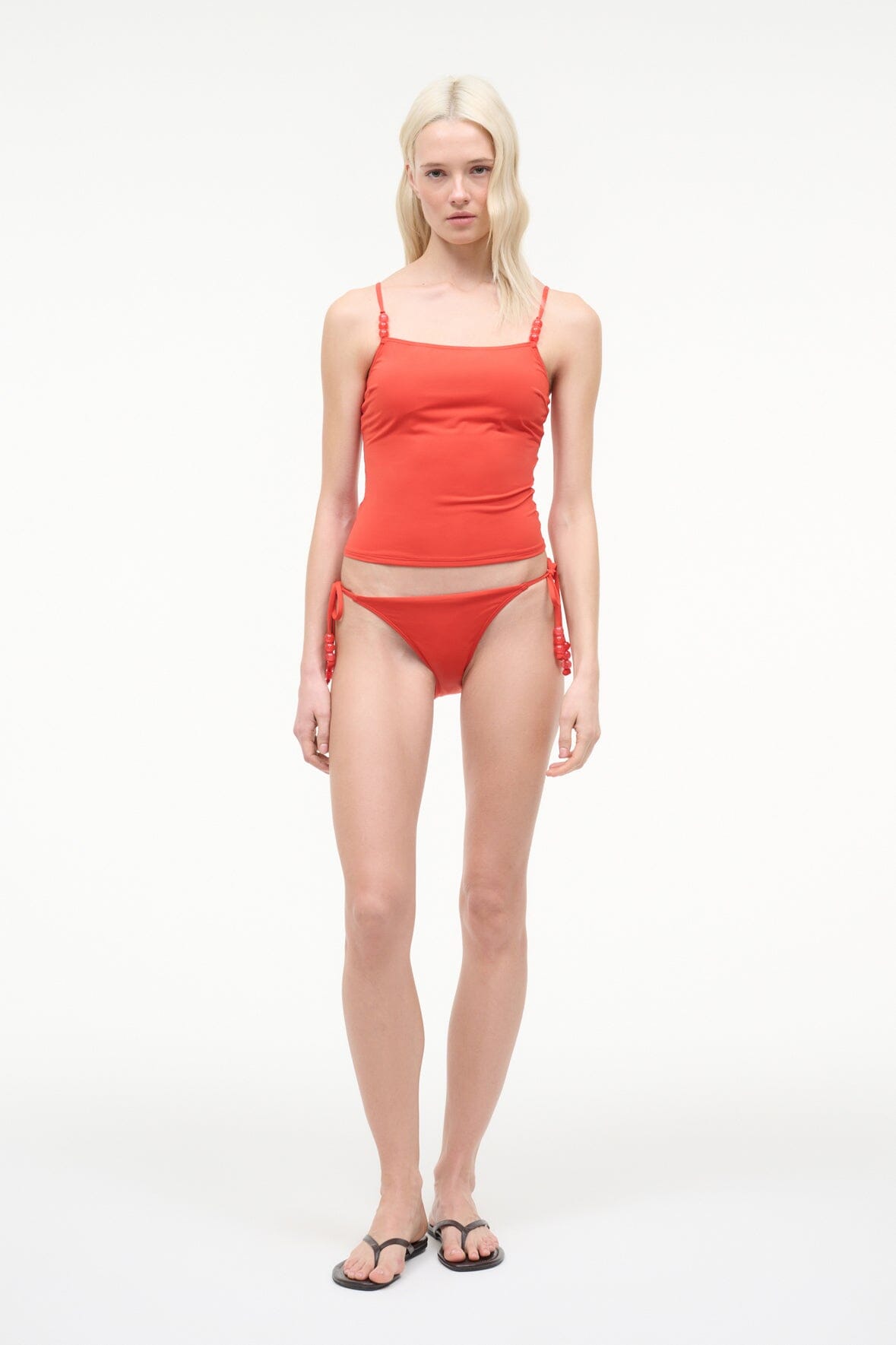 Cleo Tankini Top Flame | STAUD Popular