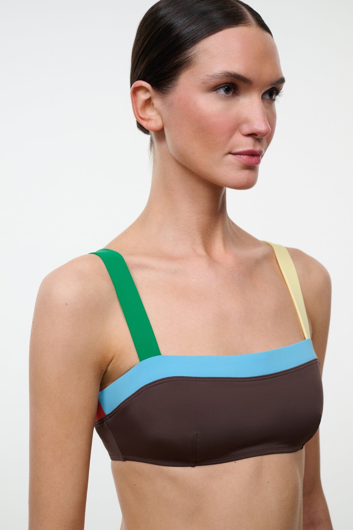 Liv Bikini Top Dark Chocolate Multi | STAUD Deals