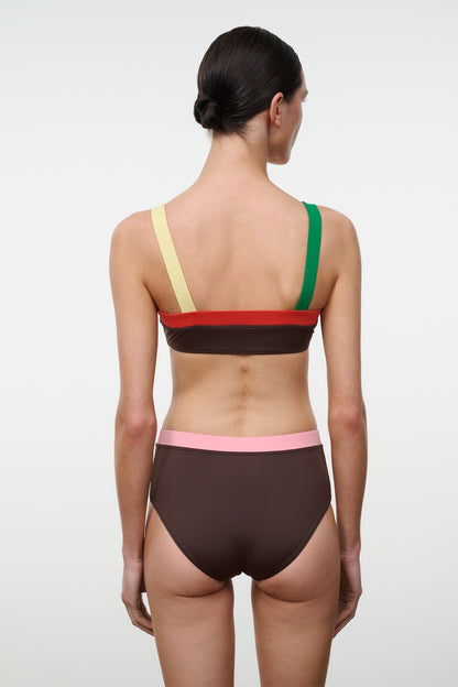 Liv Bikini Top Dark Chocolate Multi | STAUD Deals
