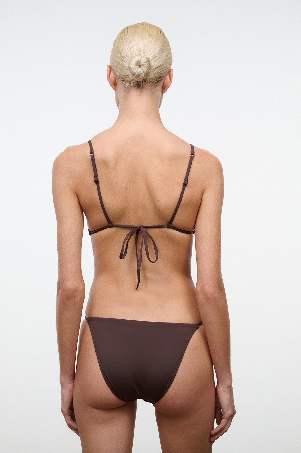 Alexis Bikini Top Dark Chocolate | STAUD Signature