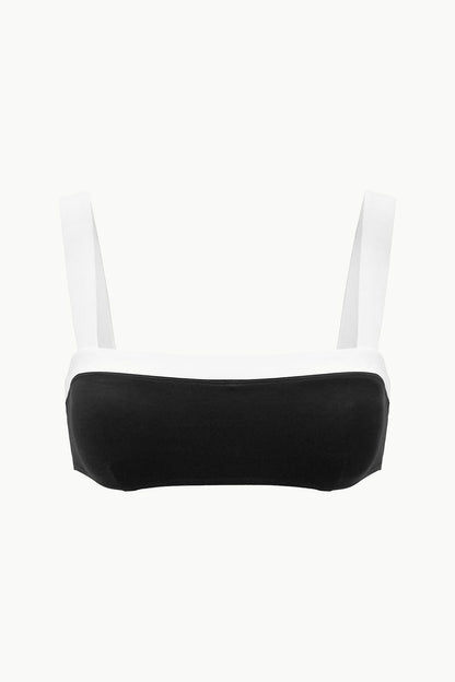 Liv Bikini Top Black White | STAUD Classic