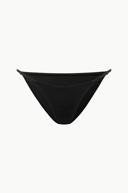 Sisley Side Tie Bikini Bottom Dark Chocolate | STAUD Hot Sale