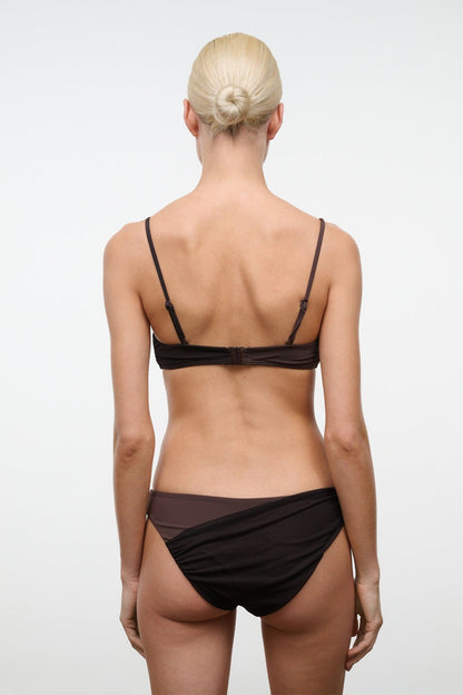 Emsley Bikini Bottom Espresso Dark Chocolate | STAUD Signature
