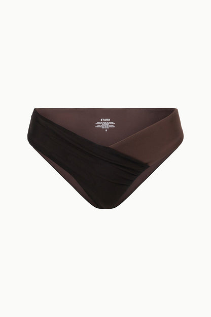 Emsley Bikini Bottom Espresso Dark Chocolate | STAUD Signature