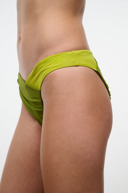Emsley Bikini Bottom Citron Pesto | STAUD Customer Favorite