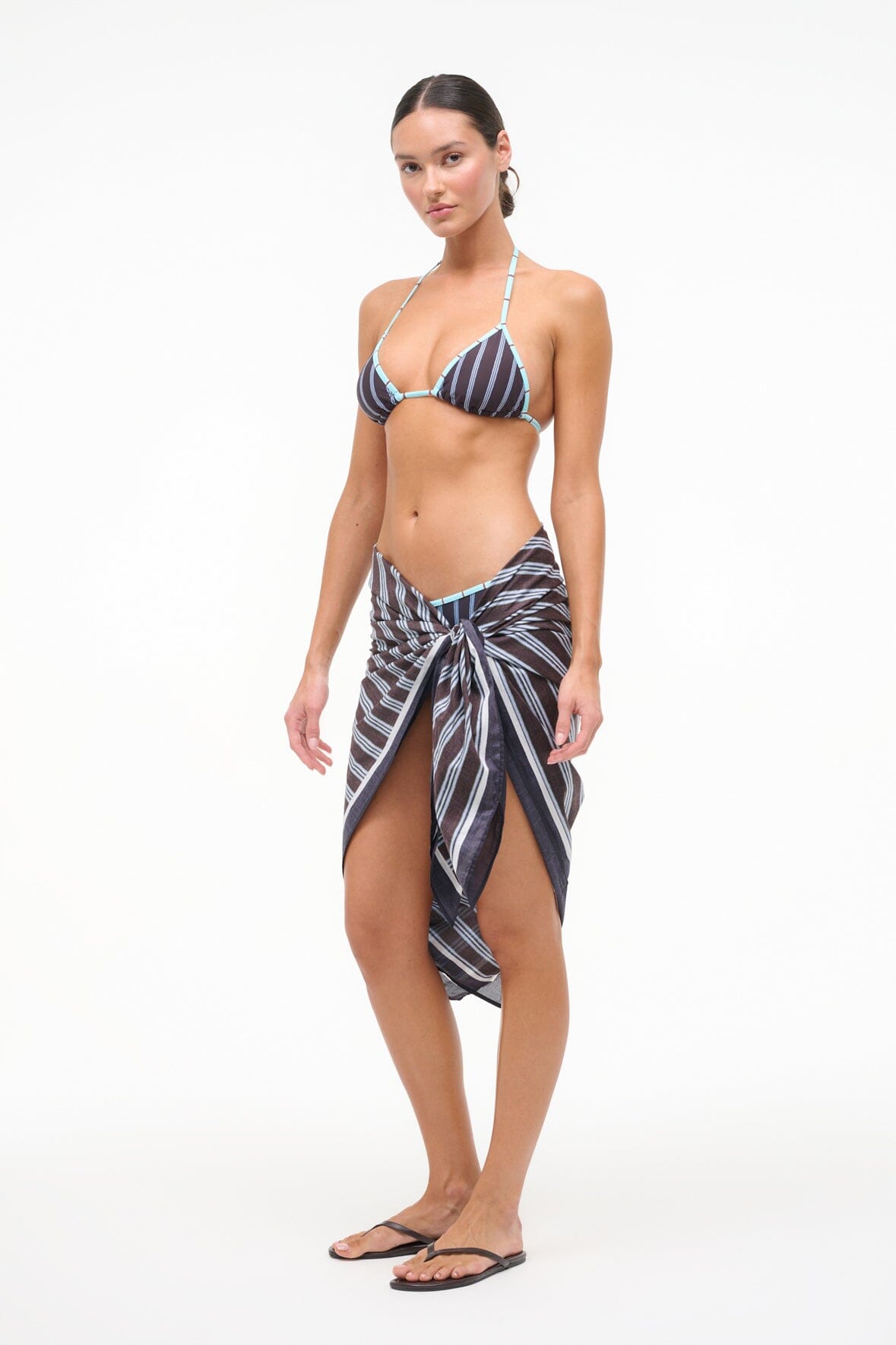 Romee Sarong Redondo Stripe | STAUD Premium