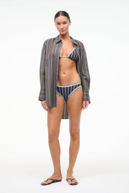 Coto Bikini Bottom Redondo Stripe | STAUD Great Value