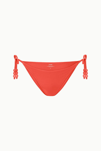 Sisley Side Tie Bikini Bottom Flame | STAUD Everyday