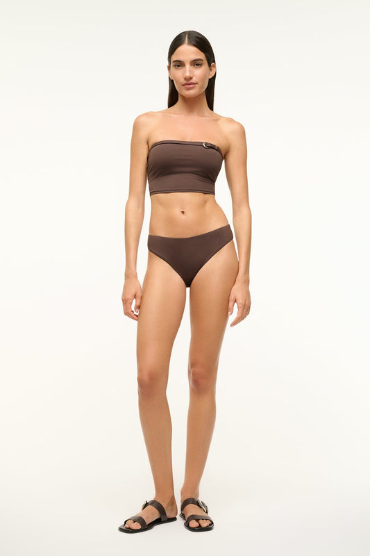 Gemma Bikini Bottom Dark Chocolate | STAUD Signature
