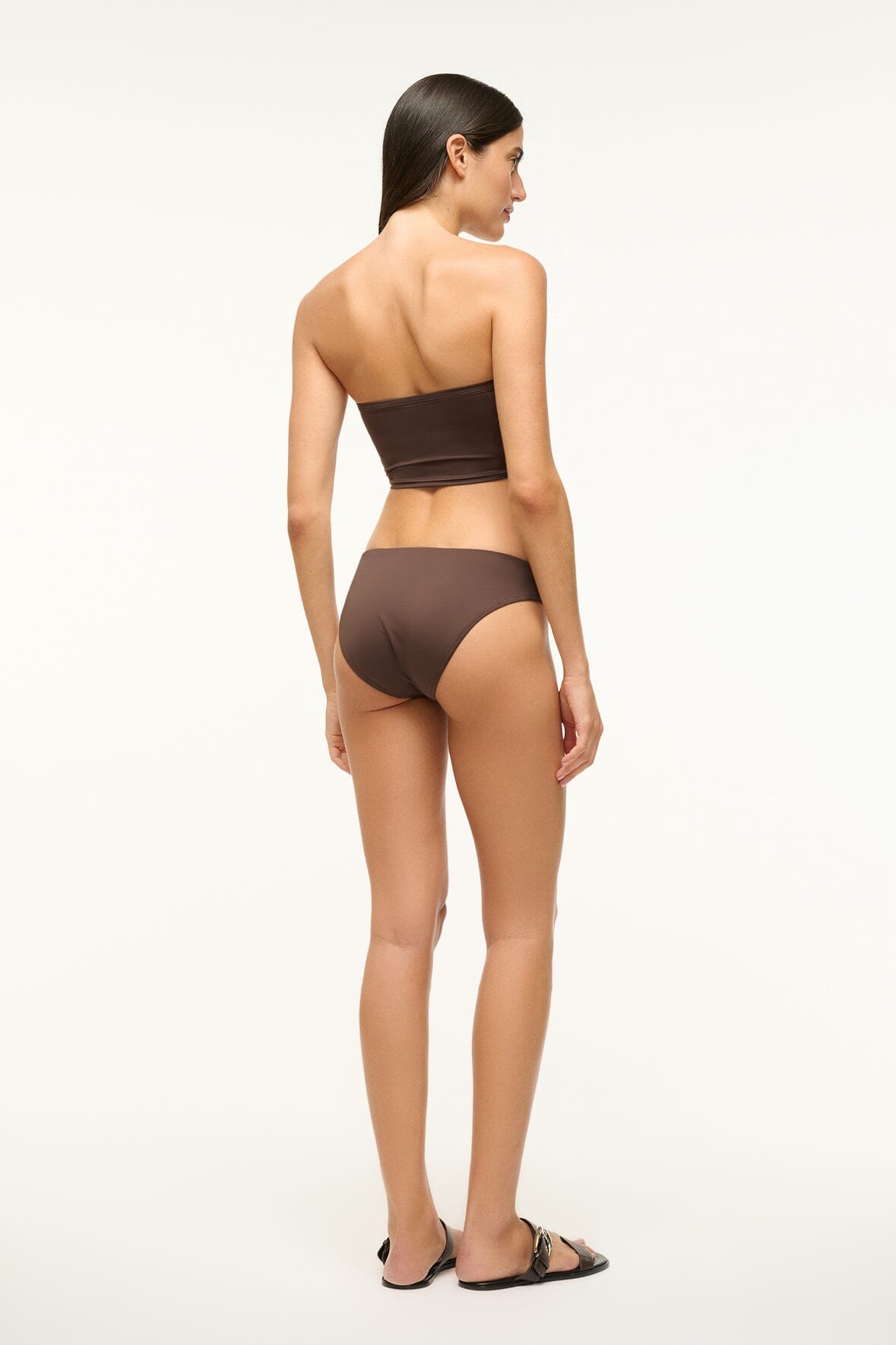 Gemma Bikini Bottom Dark Chocolate | STAUD Signature