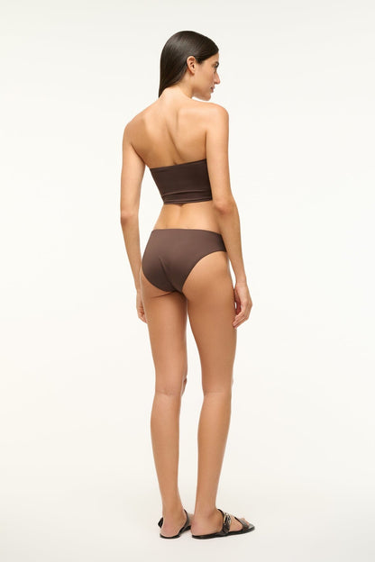 Gemma Bikini Bottom Dark Chocolate | STAUD Signature