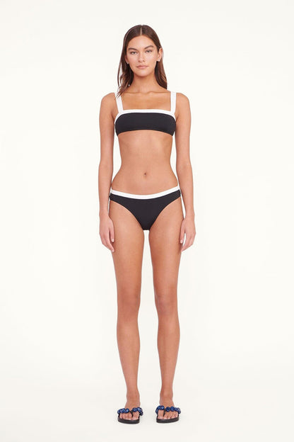 Gemma Bikini Bottom Black White | STAUD Customer Favorite