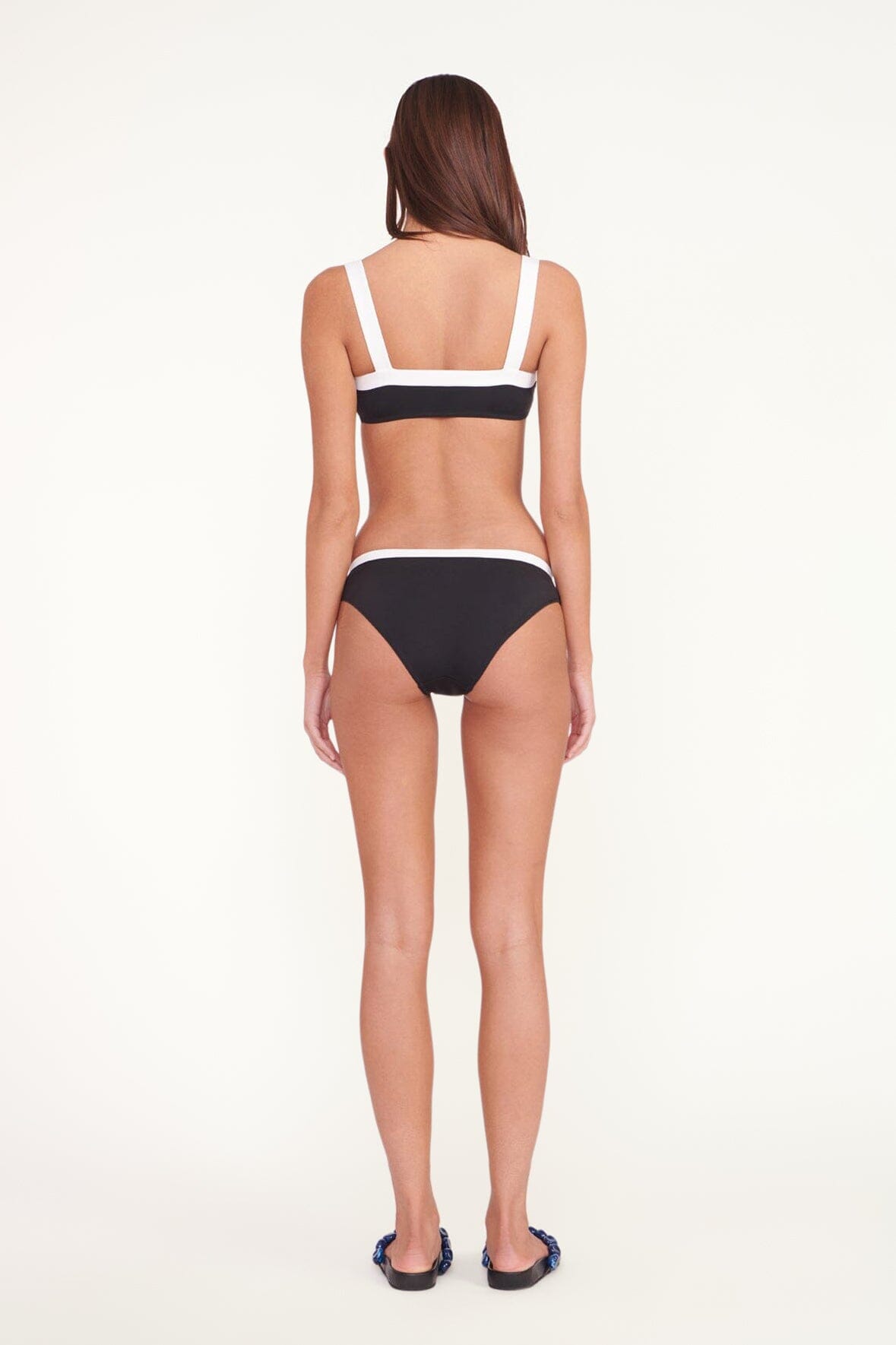Gemma Bikini Bottom Black White | STAUD Customer Favorite