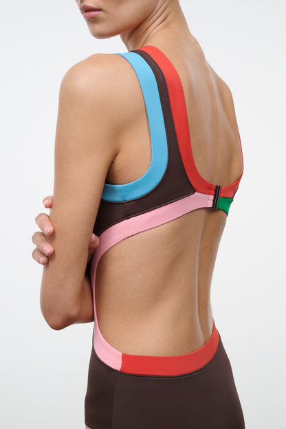 Dolce One Piece Dark Chocolate Multi | STAUD New