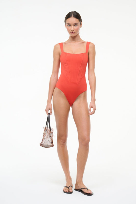 Adelaide One Piece Flame | STAUD Top Pick
