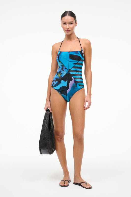 Laird Mesh One Piece Blue Haze Multi | STAUD Value