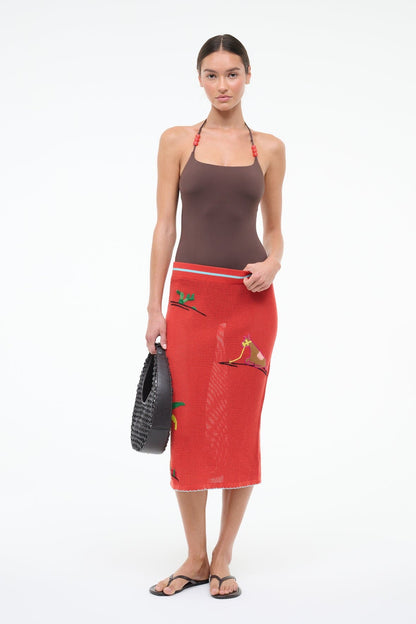 Laird One Piece Dark Chocolate Flame | STAUD Hot Sale