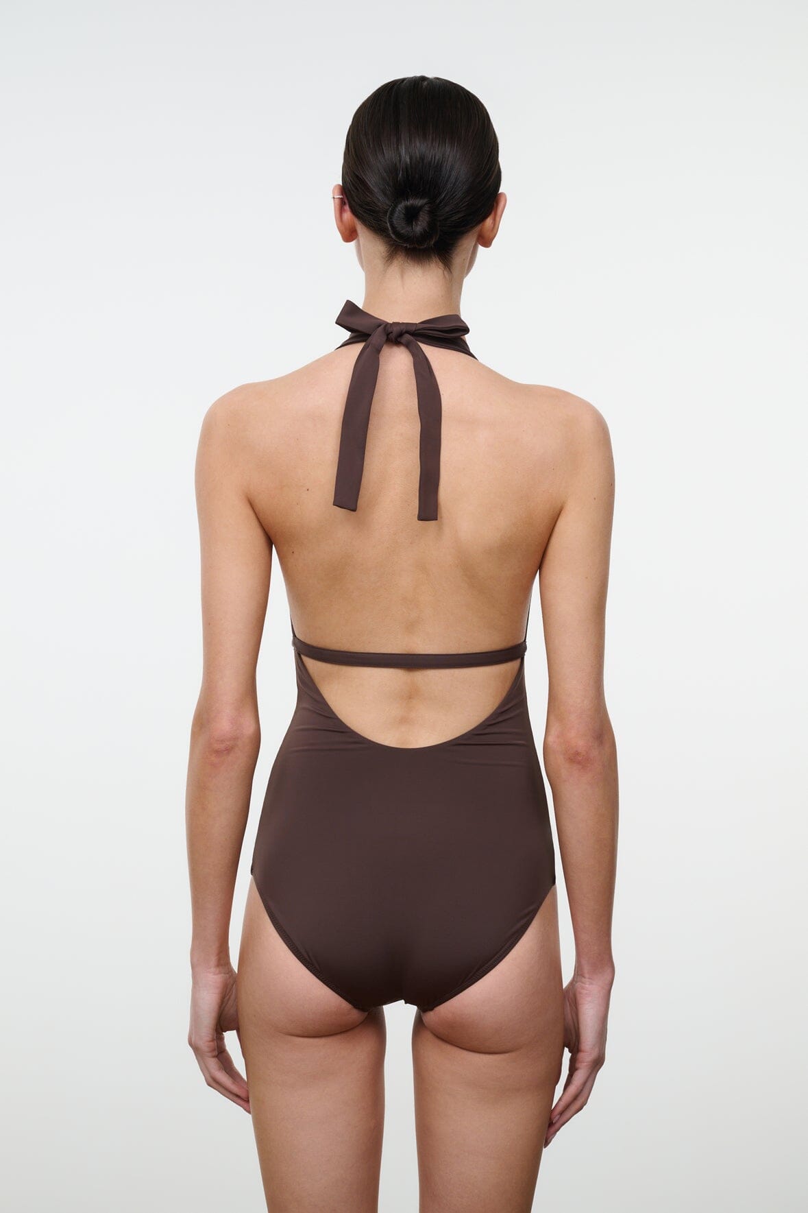 La Jolla One Piece Dark Chocolate | STAUD Essential
