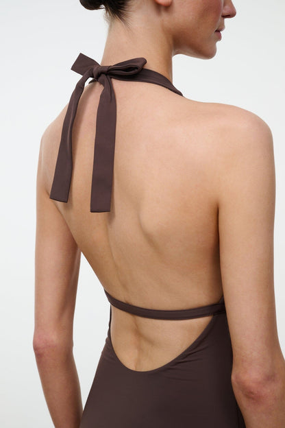 La Jolla One Piece Dark Chocolate | STAUD Essential