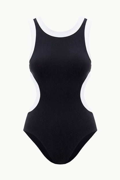 Dolce One Piece Black White 2 | STAUD Best Seller