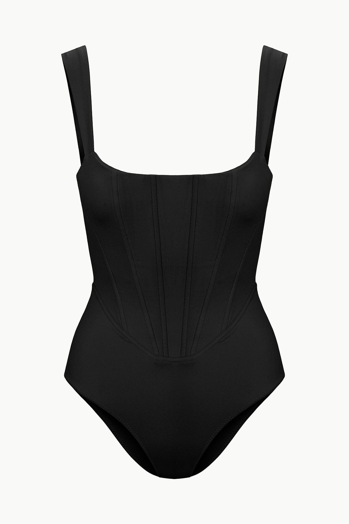 Adelaide One Piece Black 1 | STAUD Customer Favorite