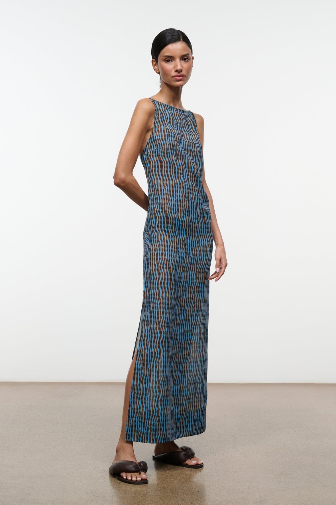 Yuca Dress Tidal Shell | STAUD Best Price