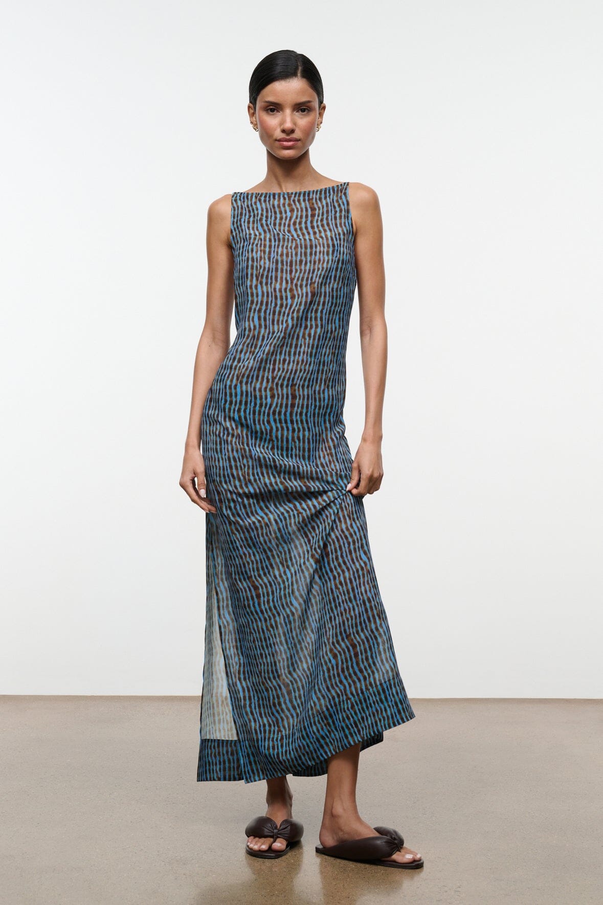 Yuca Dress Tidal Shell | STAUD Best Price