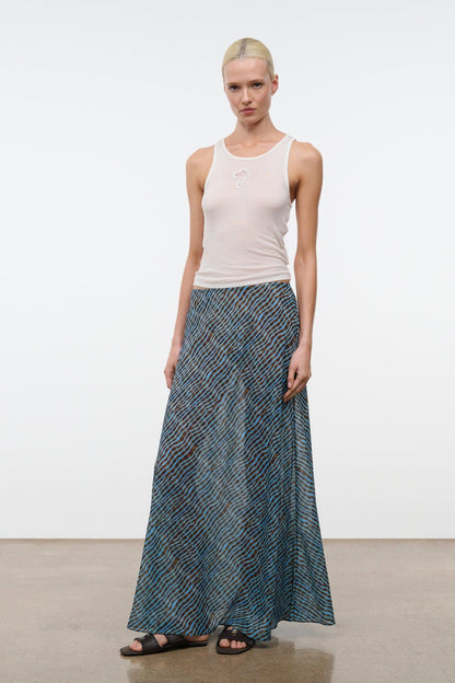 Velma Skirt Tidal Shell | STAUD Special Offer