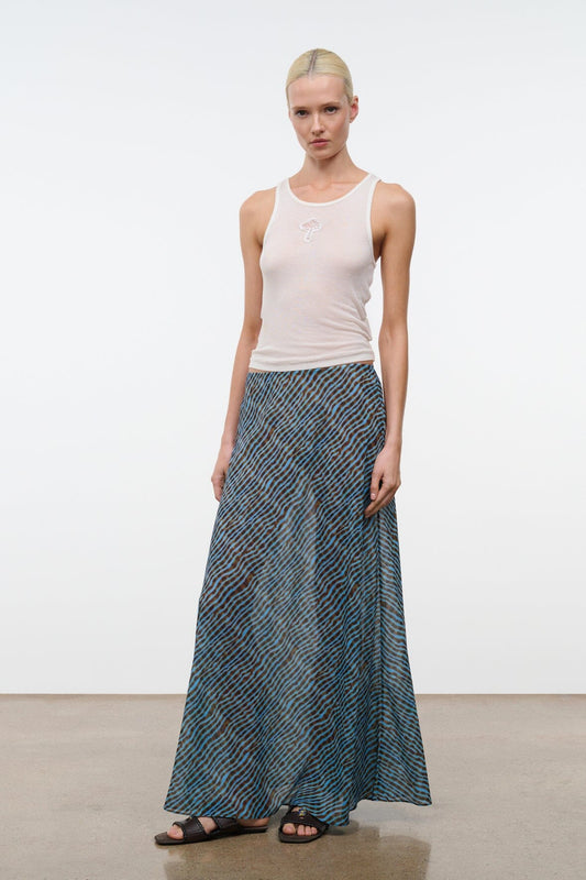 Velma Skirt Tidal Shell | STAUD Special Offer