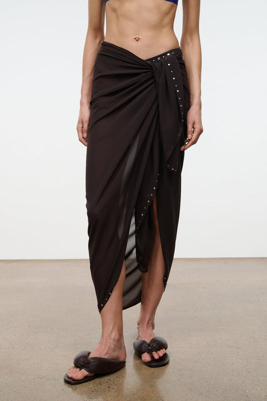 Inlet Sarong Espresso Studs | STAUD Quality