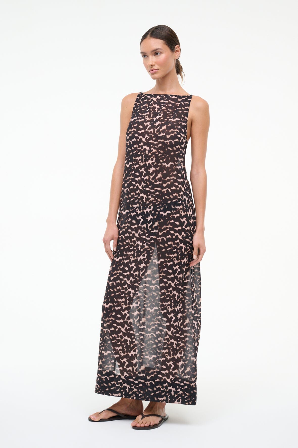 Yuca Dress Tortoise | STAUD Classic