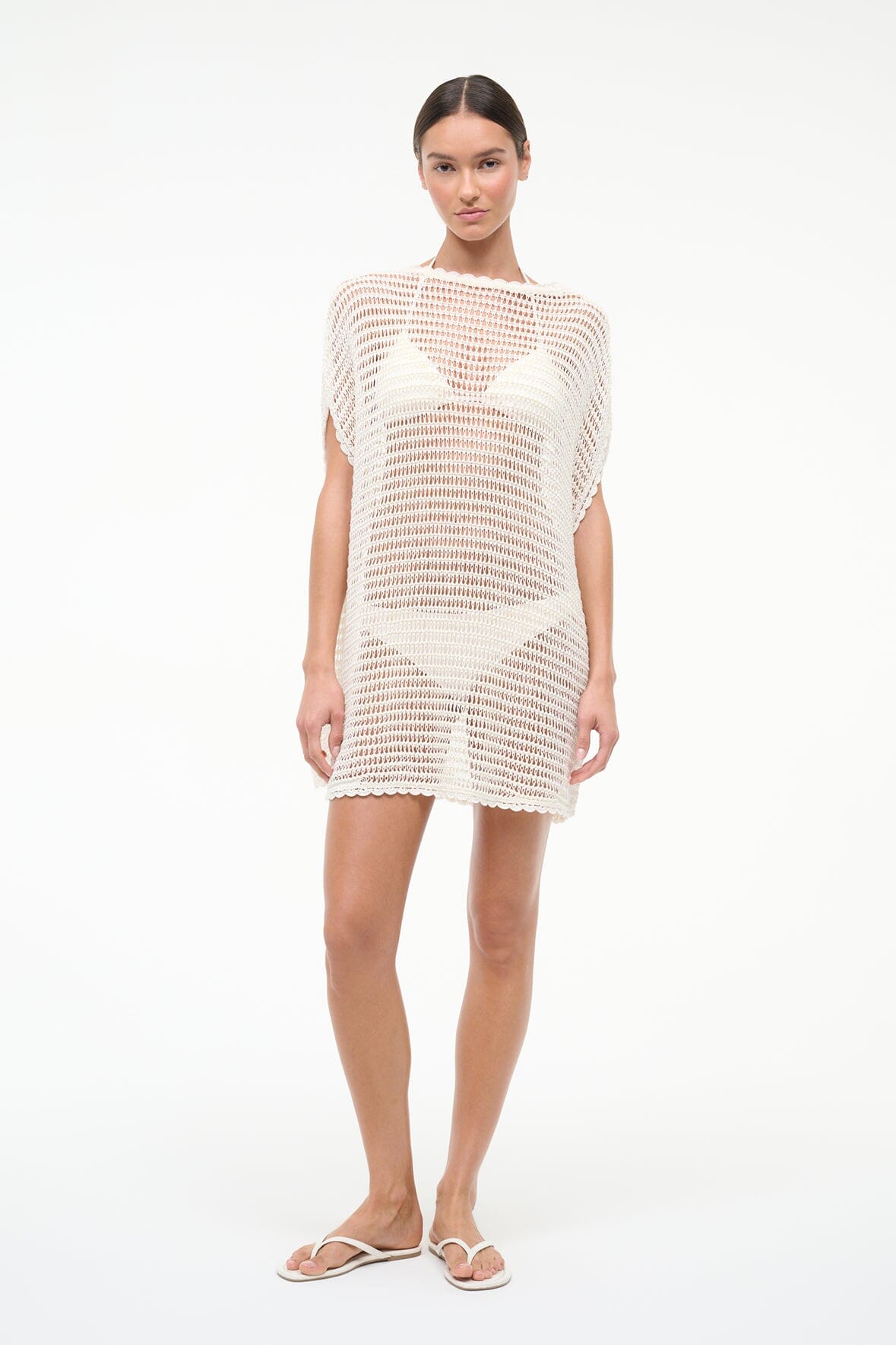 Oriya Dress Ivory | STAUD Value