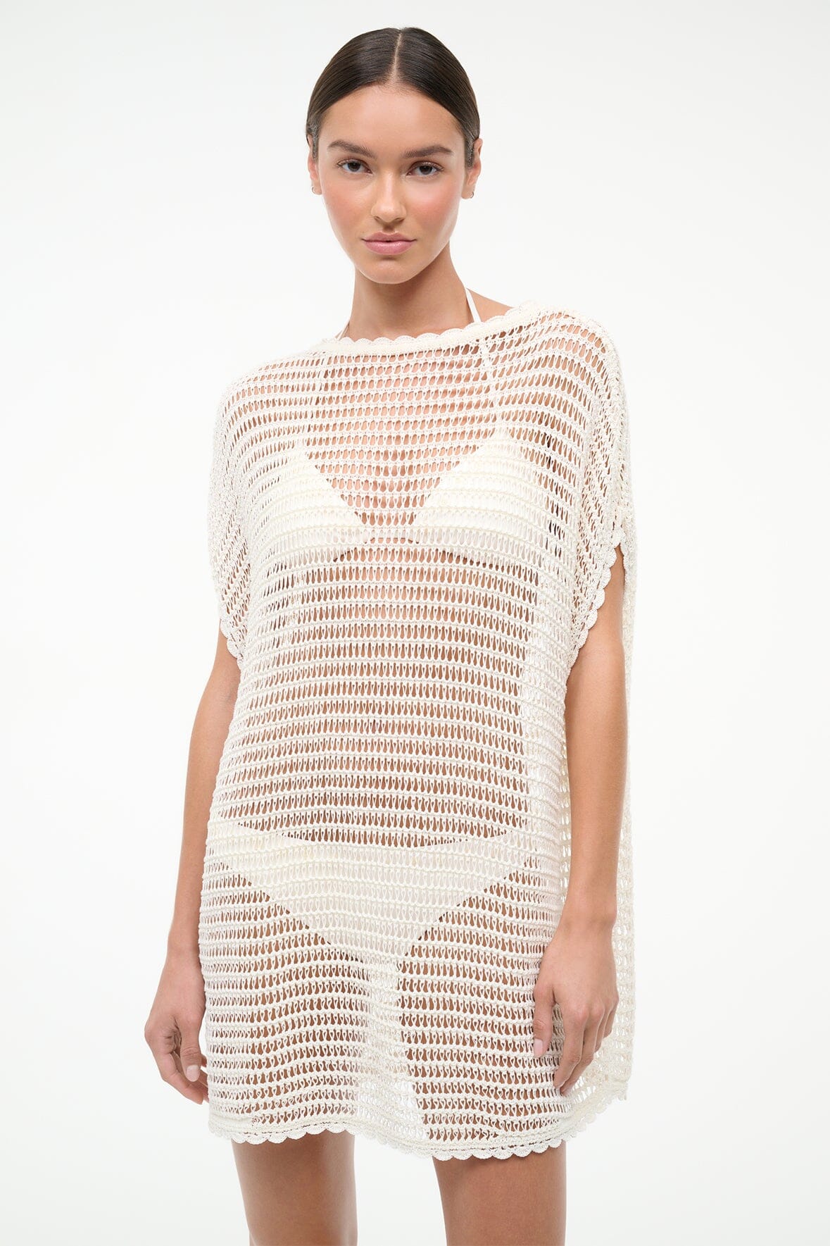 Oriya Dress Ivory | STAUD Value