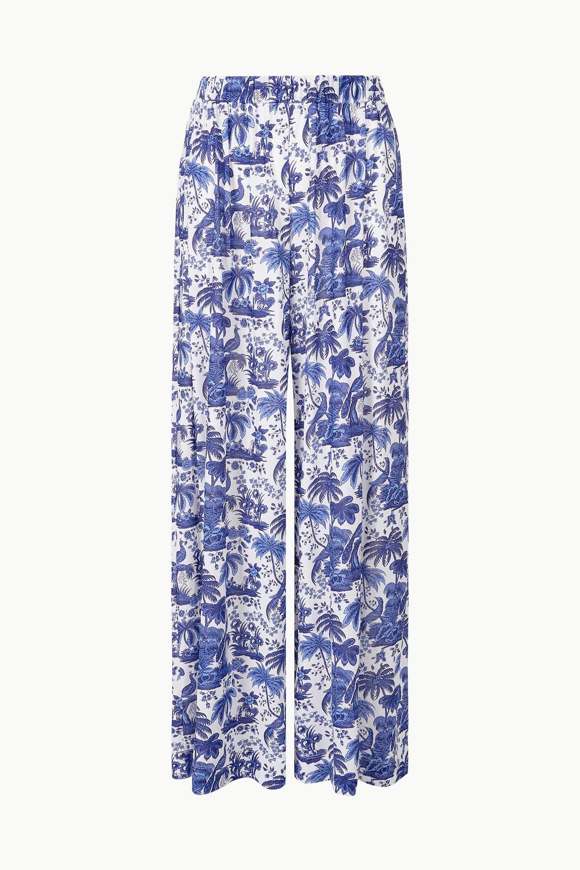 Marza Pant Blue Toile | STAUD Essential