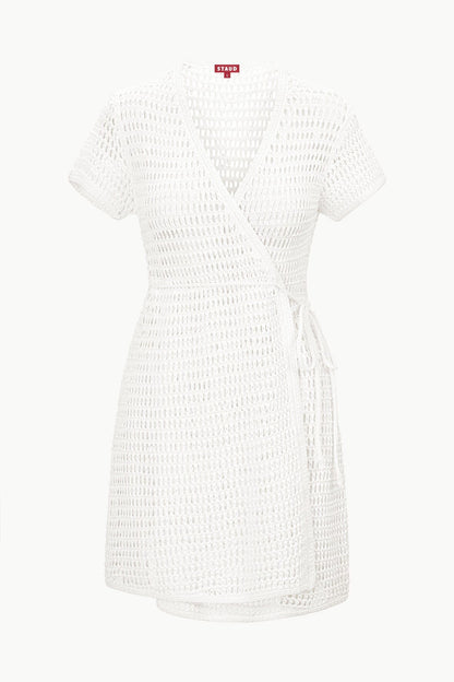 Spritz Dress Ivory | STAUD Best Seller