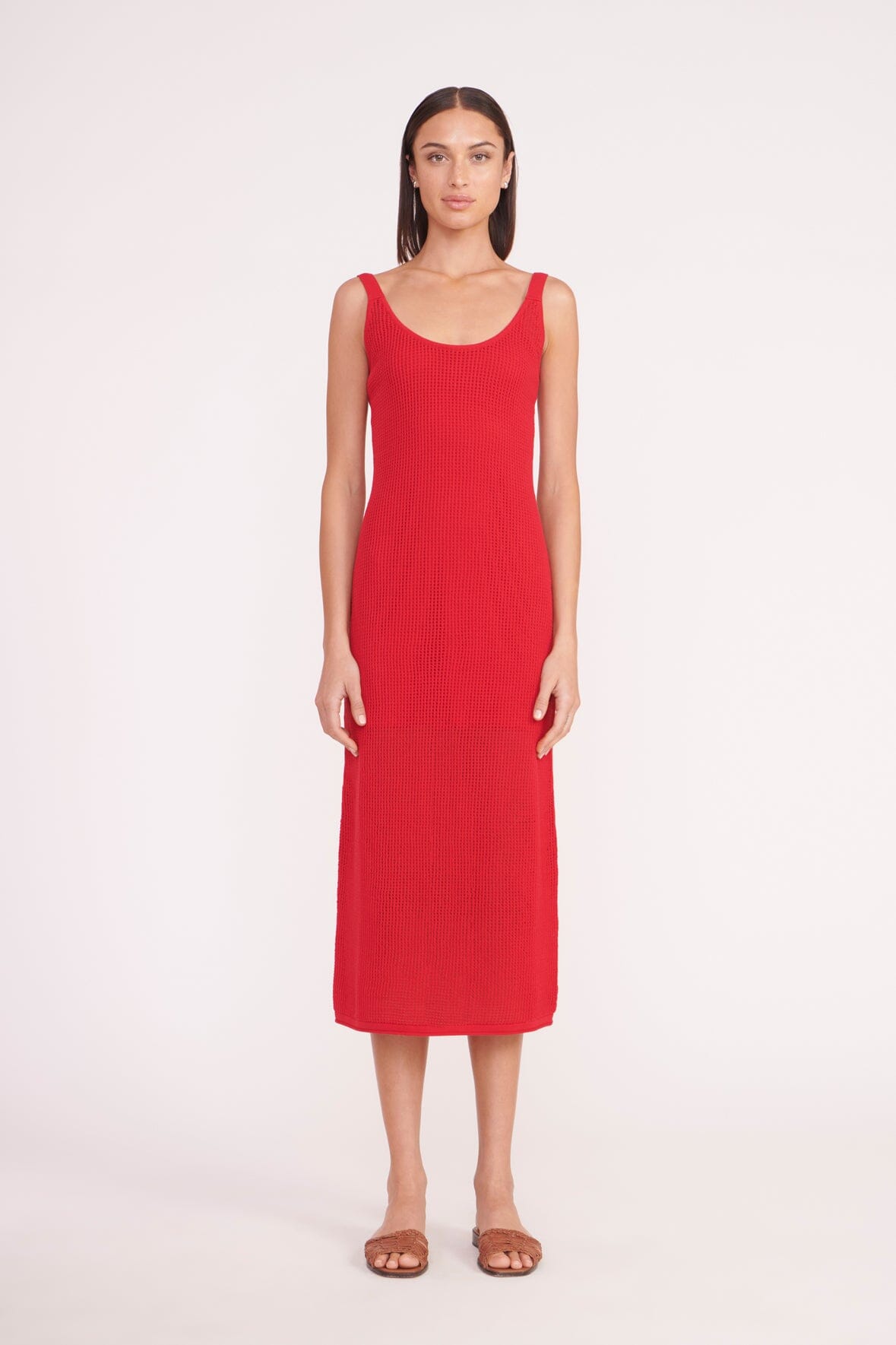 Jessica Dress Ruby | STAUD Recommended