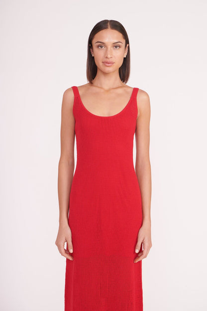Jessica Dress Ruby | STAUD Recommended