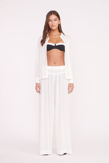 Marza Pant White | STAUD Essential