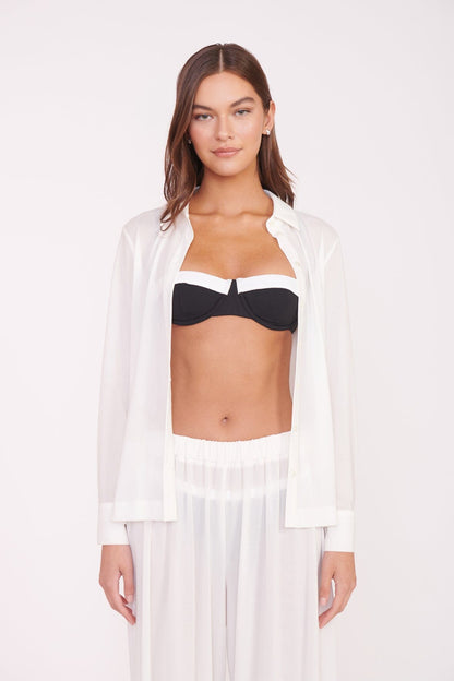 Marza Pant White | STAUD Essential