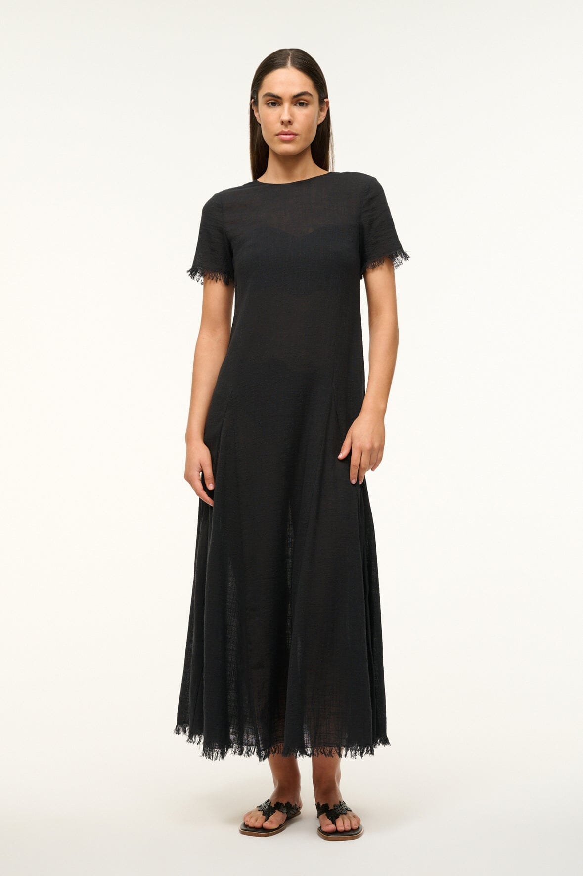 Le Havre Dress Black | STAUD Value