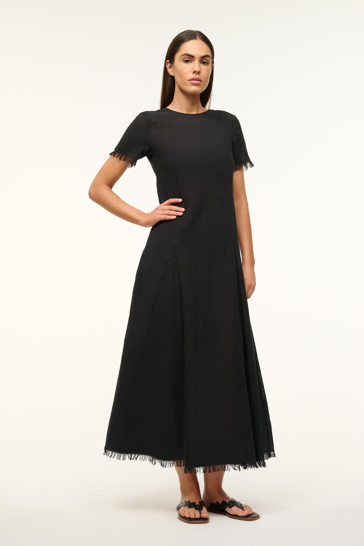 Le Havre Dress Black | STAUD Value