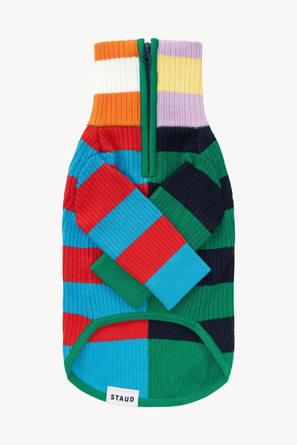 Pet Hampton Sweater - Cabana Stripe Multi | STAUD Discount