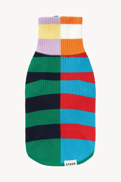 Pet Hampton Sweater - Cabana Stripe Multi | STAUD Discount
