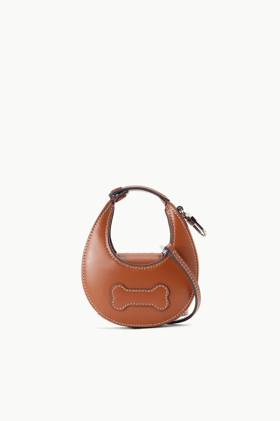 Micro Moon Pet Bag - Tan | STAUD Best Price