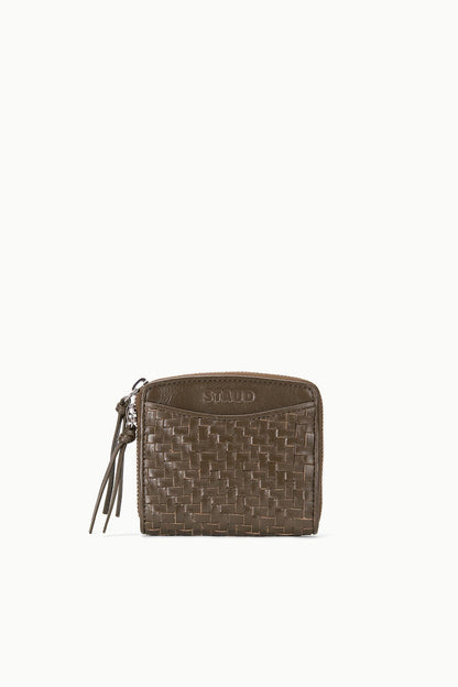 Mae Hand-Woven Wallet Truffle | STAUD Best Price