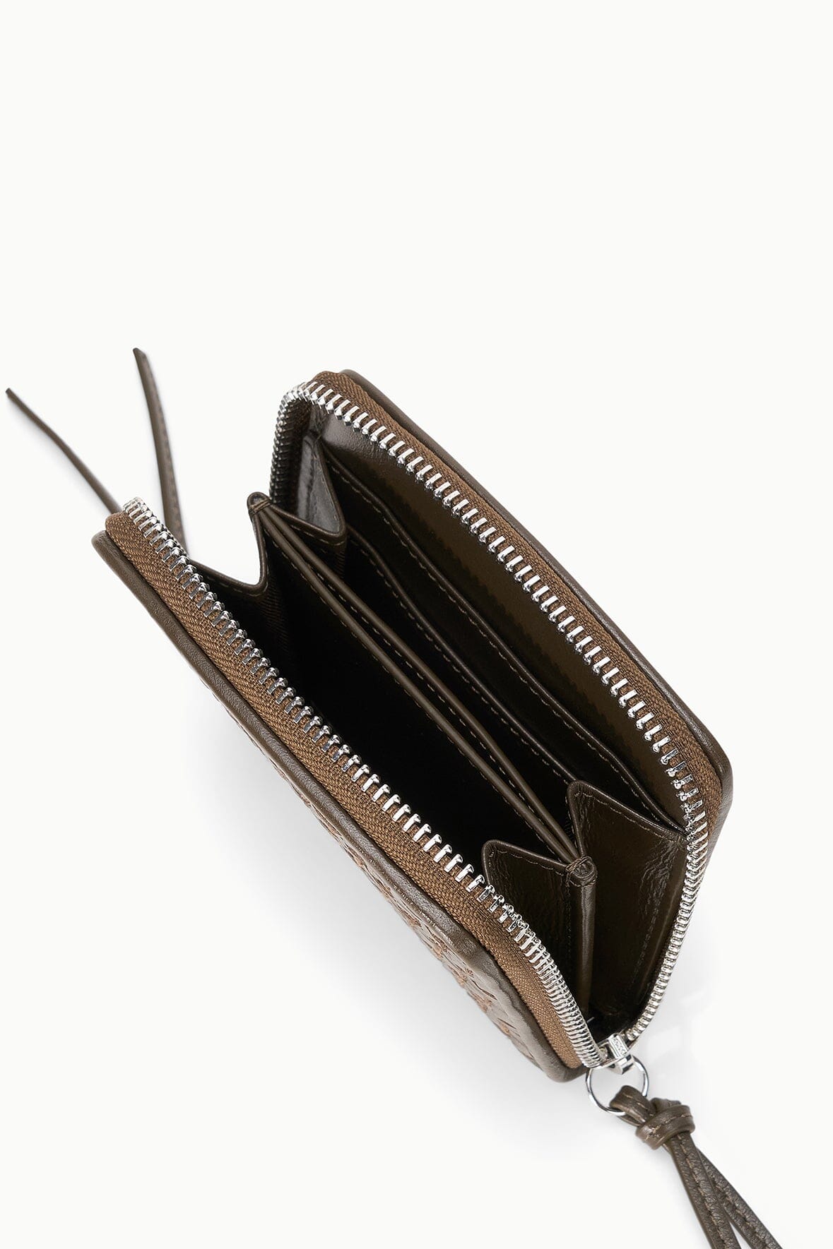 Mae Hand-Woven Wallet Truffle | STAUD Best Price