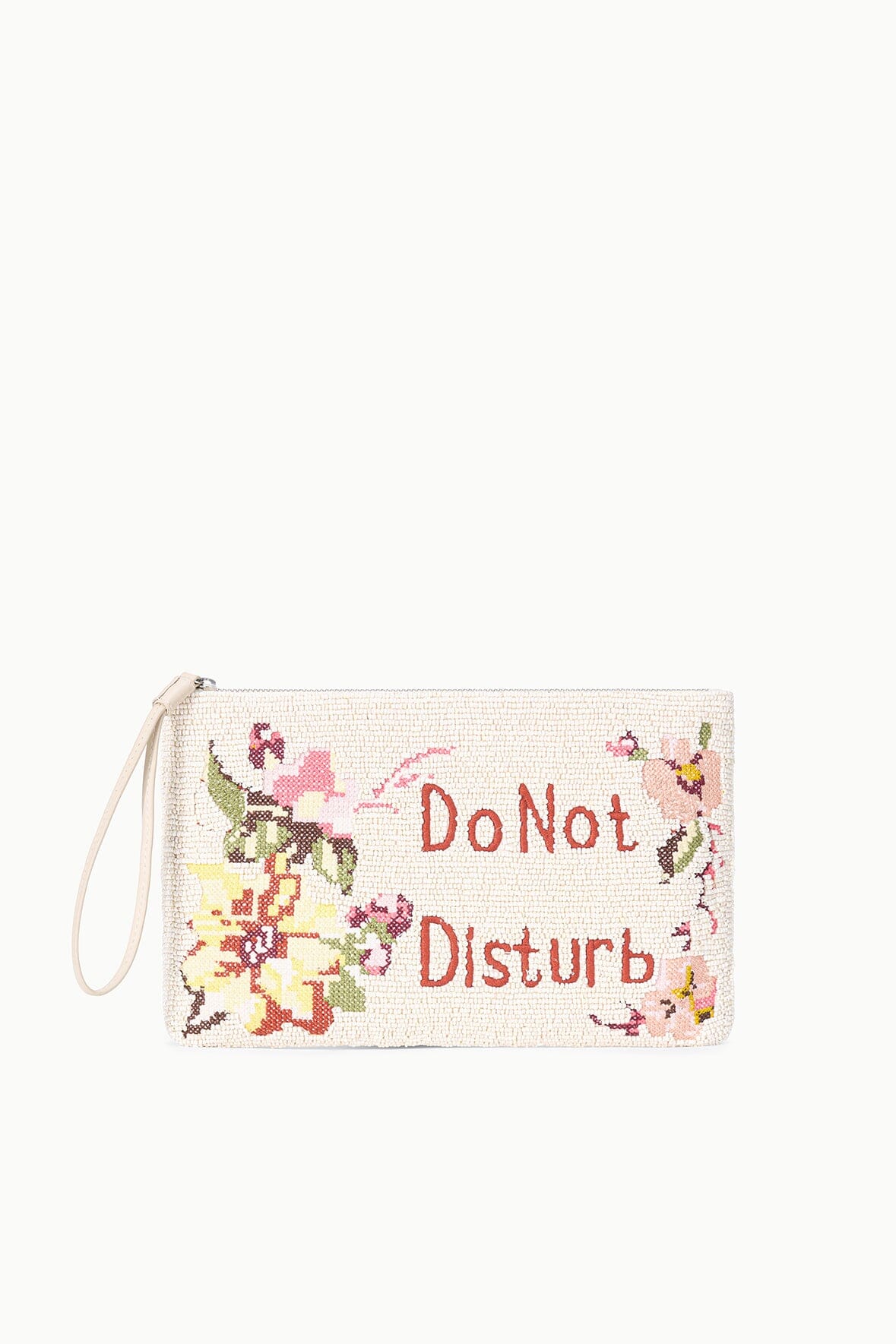 Tommy Beaded Large Pouch Do Not Disturb | STAUD Trending