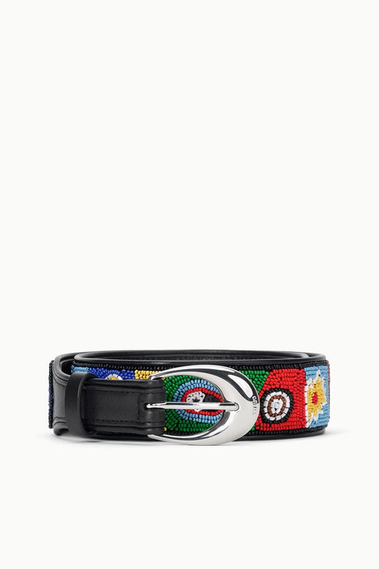Moon Buckle Belt Beaded Millefiore | STAUD Premium