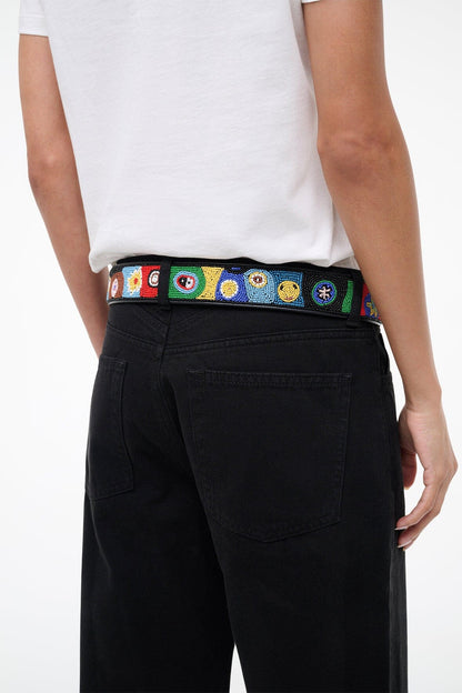 Moon Buckle Belt Beaded Millefiore | STAUD Premium